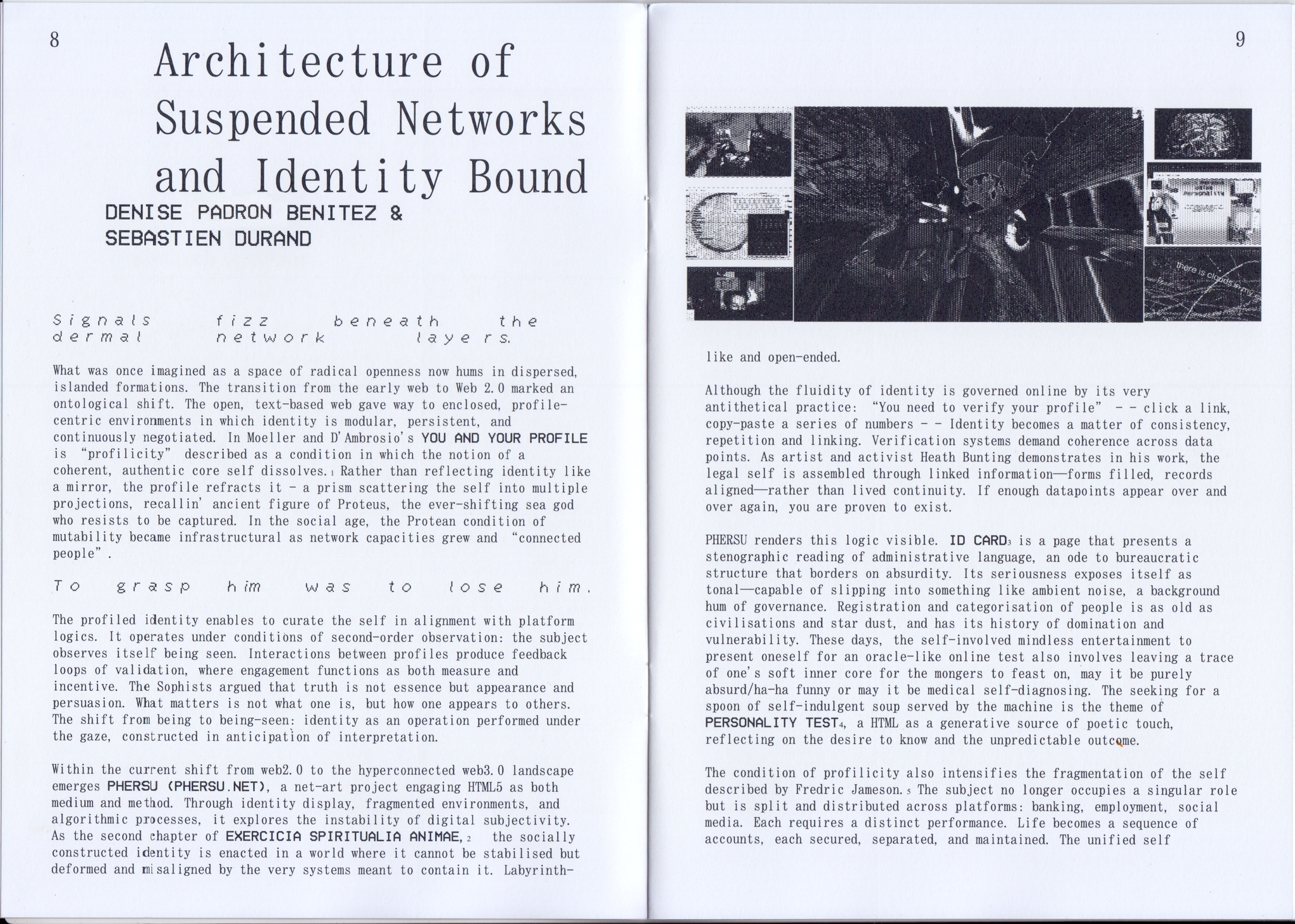 Architecture of Suspended Networks — pages